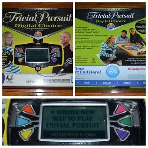 Digital Trivial Pursuit electronic game, new in sealed packaging